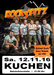 Tickets für Novemberfest mit ROCKSPITZ am 12.11.2016 - Karten kaufen